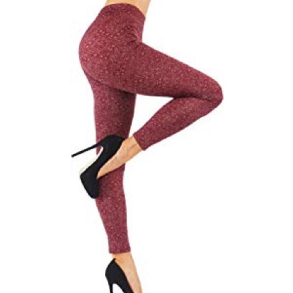 Sho sho | Fleece Lined Mid Waist Printed